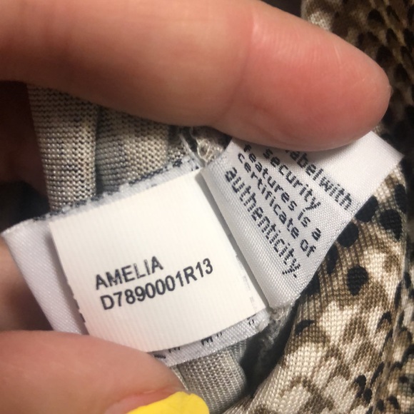 DVF wrap dress size 6 snake pattern - Picture 16 of 16